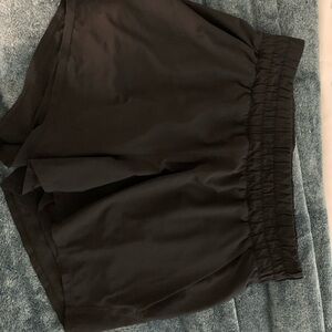 Lululemon black running shorts